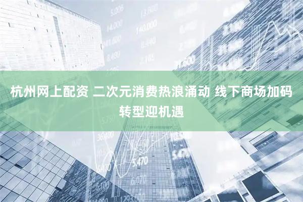 杭州网上配资 二次元消费热浪涌动 线下商场加码转型迎机遇